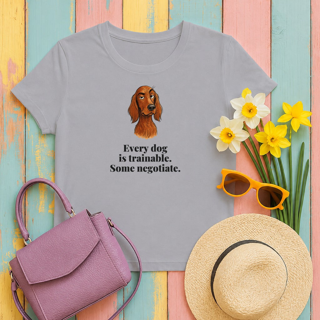 Irish Setter Some Negotiate Tee in Athletic Heather