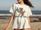 Sideline Crew Dog Cartoon Graphic Tee T-Shirt