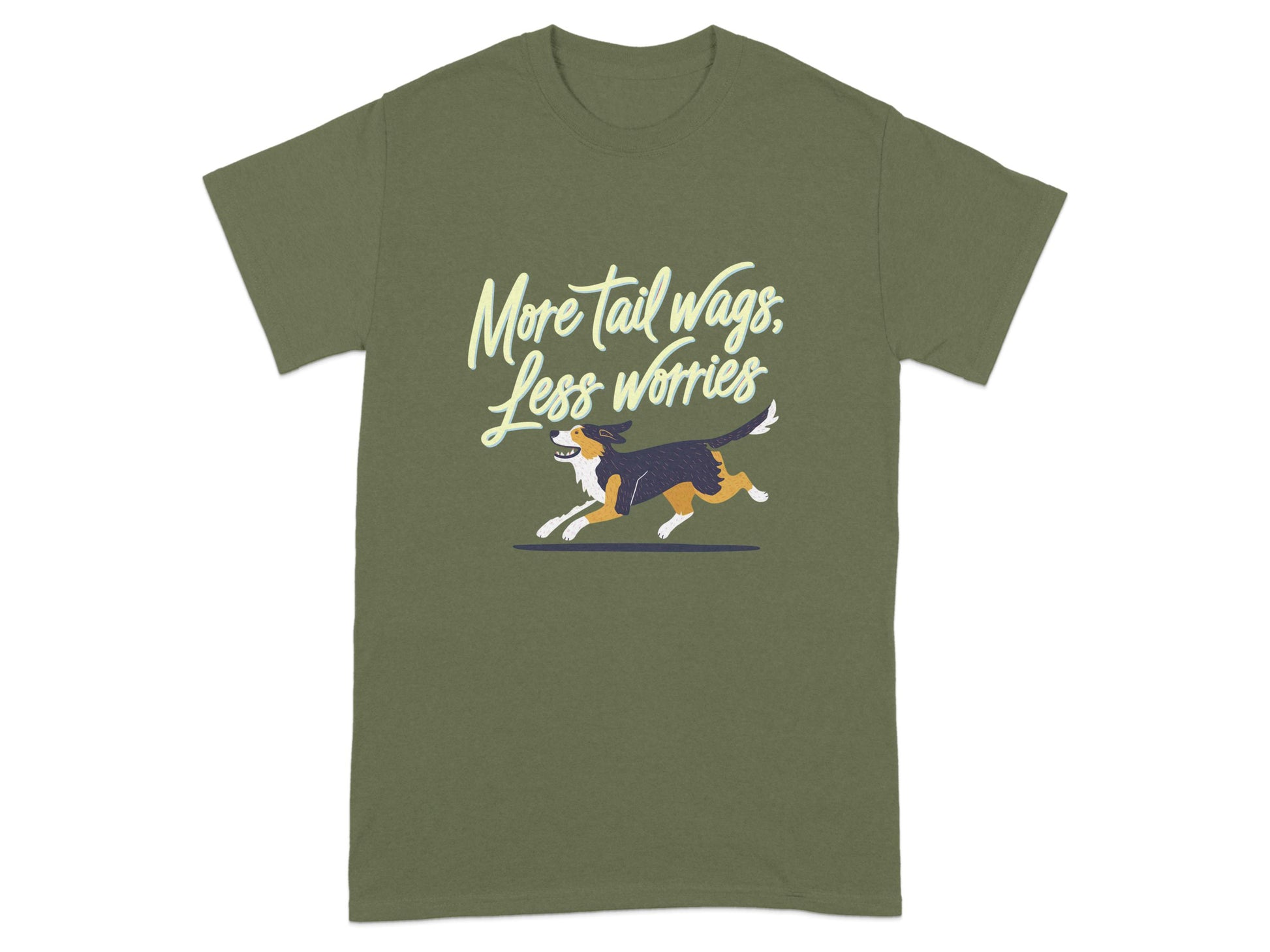 More Tail Wags Less Worries Graphic T-Shirt product type