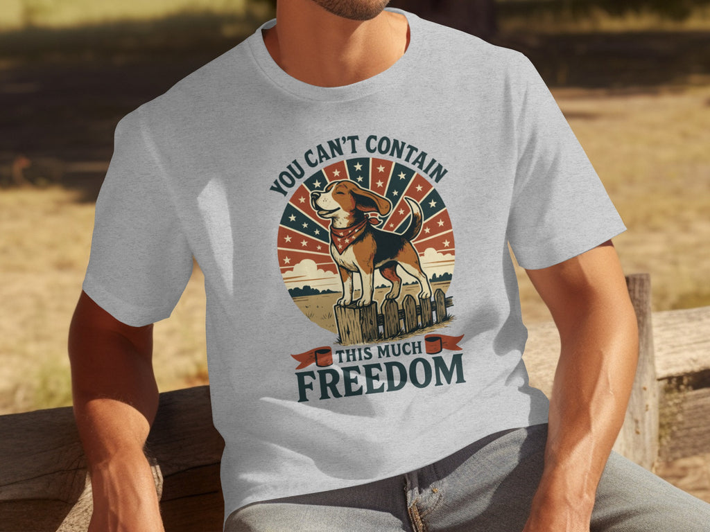 You Can't Contain This Much Freedom Graphic T-Shirt