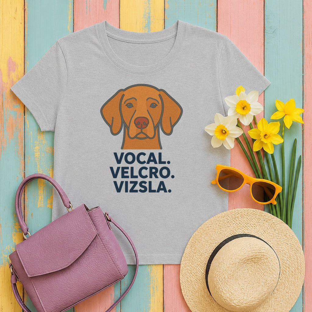 Vocal. Velcro. Vizsla. Premium T-Shirt in Sport Grey
