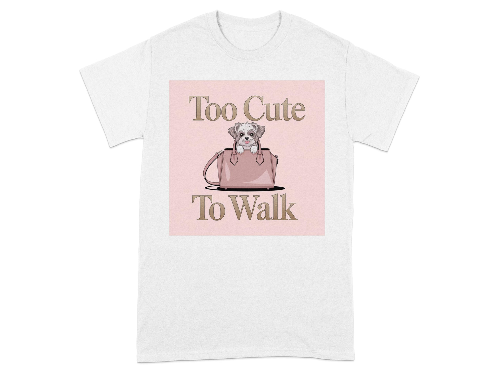 Too Cute To Walk Chihuahua Purse Graphic T-shirt product type