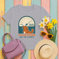 Nova Scotia Duck Tolling Retriever Scream Decibel Meter T-shirt in Athletic Heather