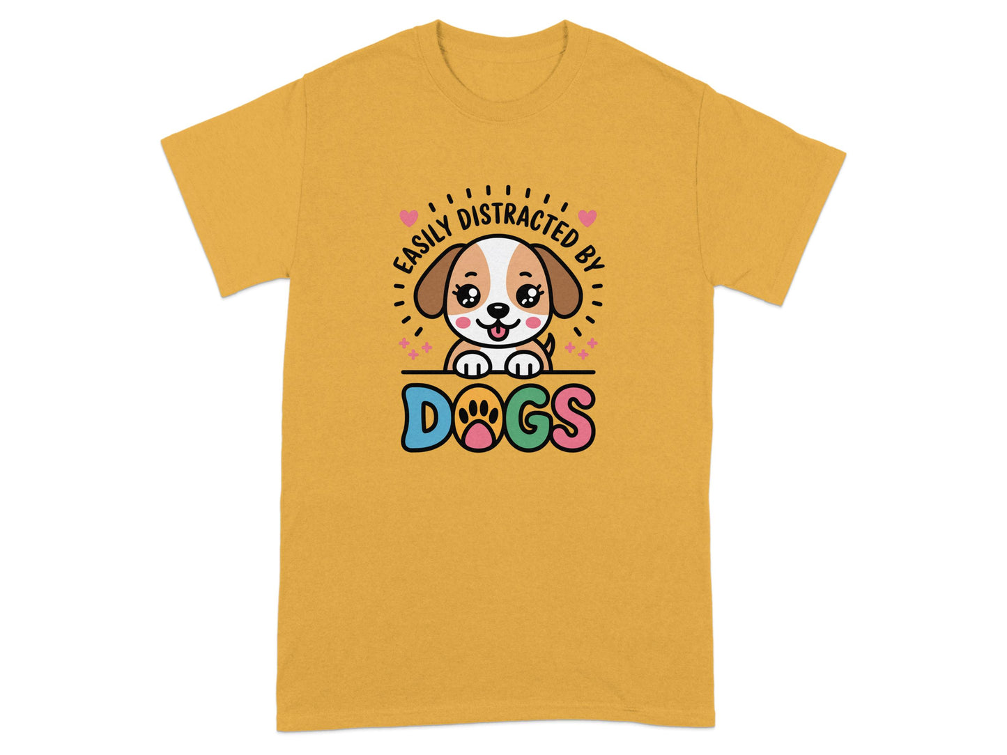 Easily Distracted By Dogs Cute Beagle Graphic T Shirt product