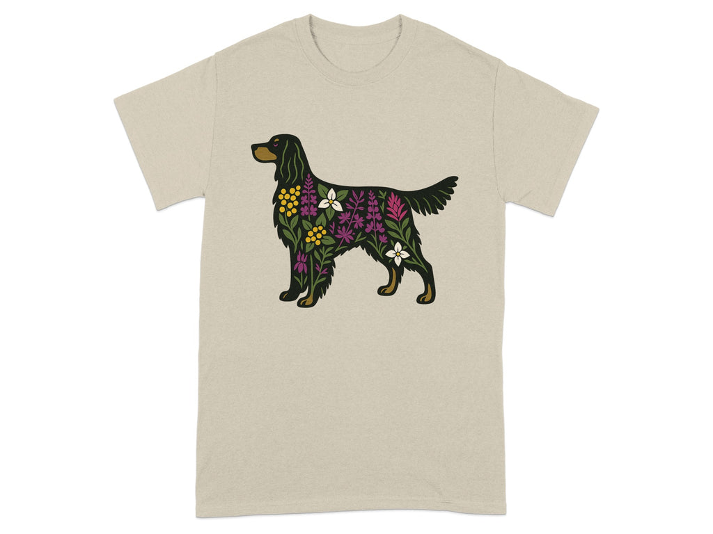 Floral Pattern Dog Graphic T-Shirt product