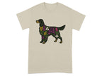 Floral Pattern Dog Graphic T-Shirt product