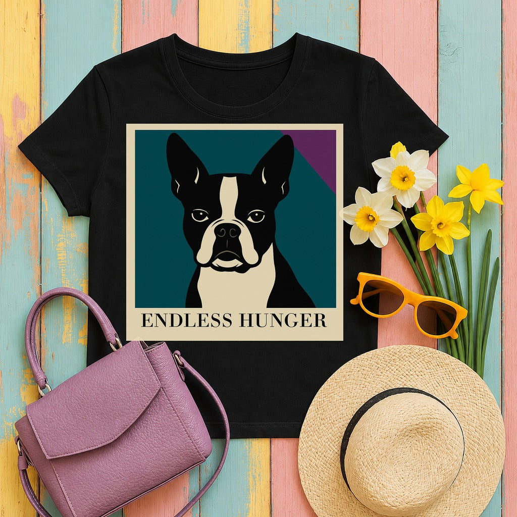 Endless Hunger Boston Terrier Pop Art t-shirt