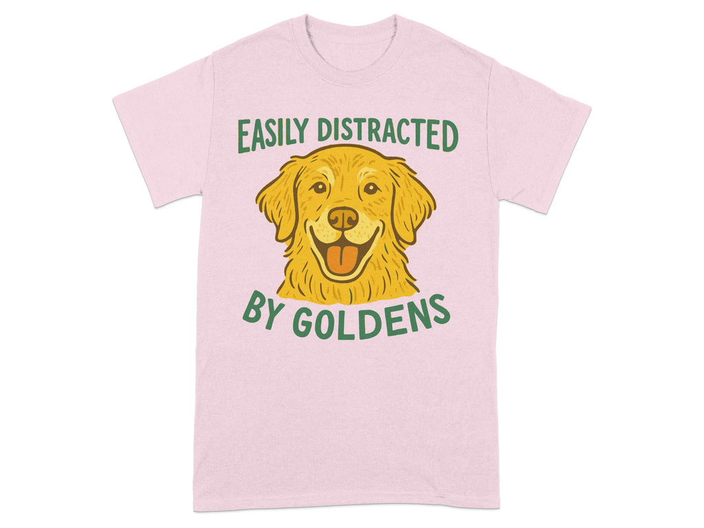 Easily Distracted By Goldens Graphic Tee Product