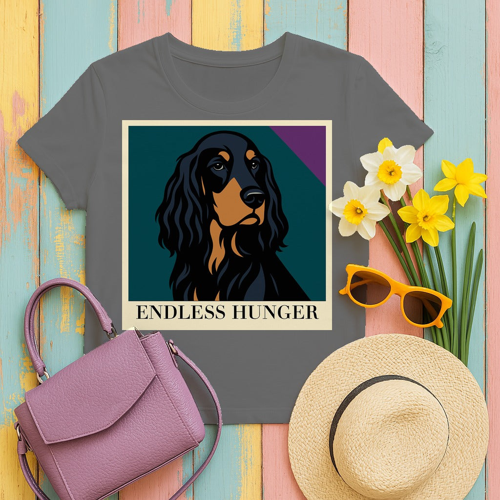 Endless Hunger Gordon Setter T-Shirt in Tweed