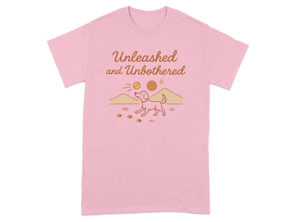 Unleashed and Unbothered Pink Graphic Tee product