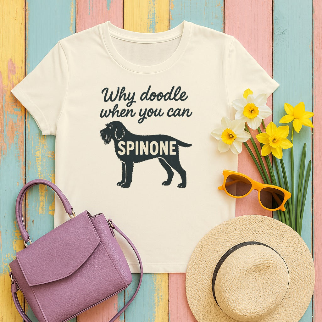 Why Doodle When You Can Spinone Tee in Natural