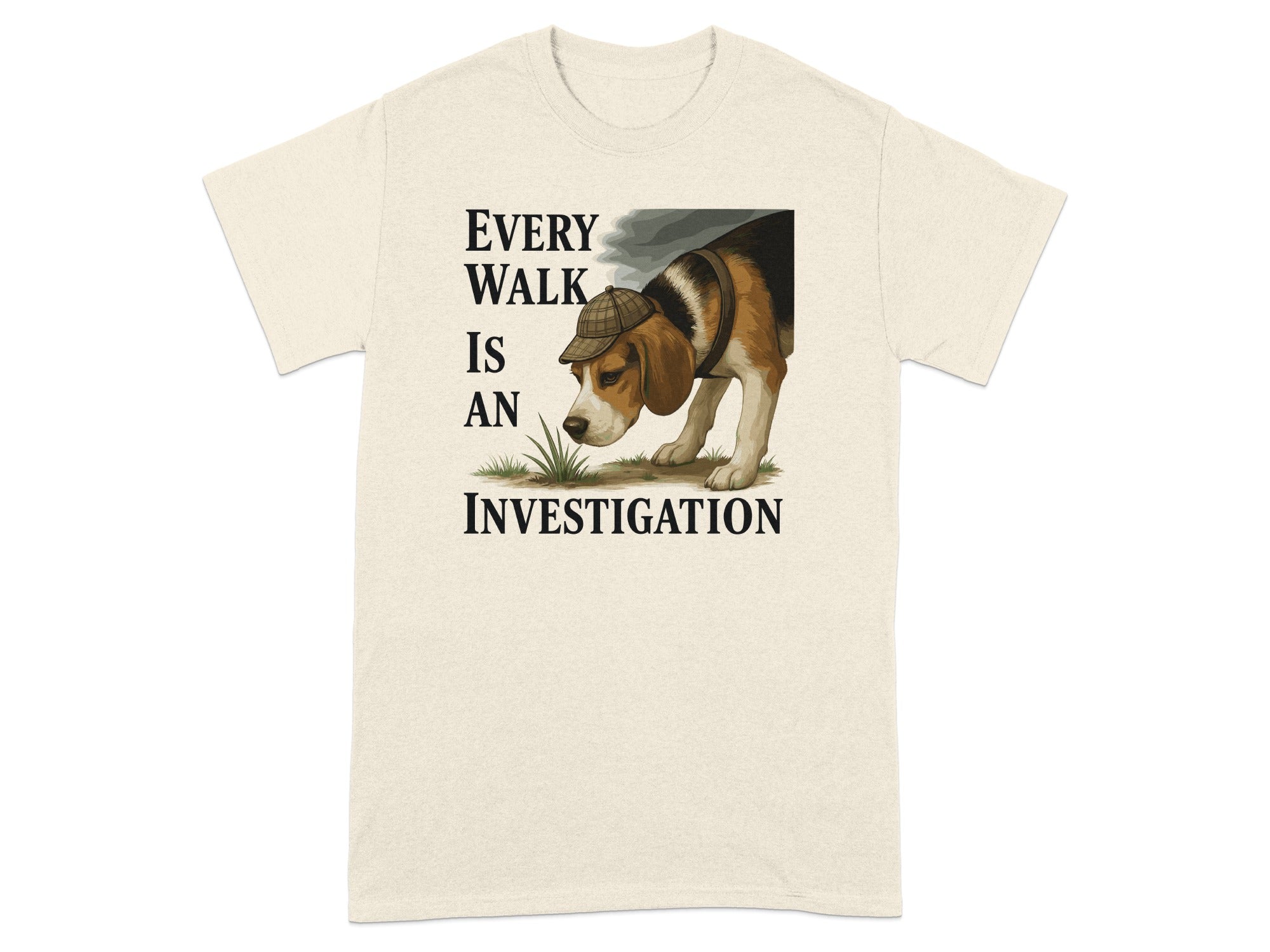 Dog Detective Beagle Every Walk Is An Investigation product type
Dog
Beagle
Detective
Investigation
Walk
Sniffing
Dog Hat
Pet Lover
Animal
Funny Dog
Cute Dog
Dog Owner
Dog Humor
Unique Design
Graphic Tee
Animal Art
Canine
Sherlock Dog
Outdoors
Adventure Dog