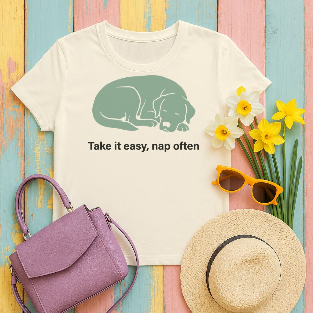 Take it Easy Lab T-Shirt in Natural