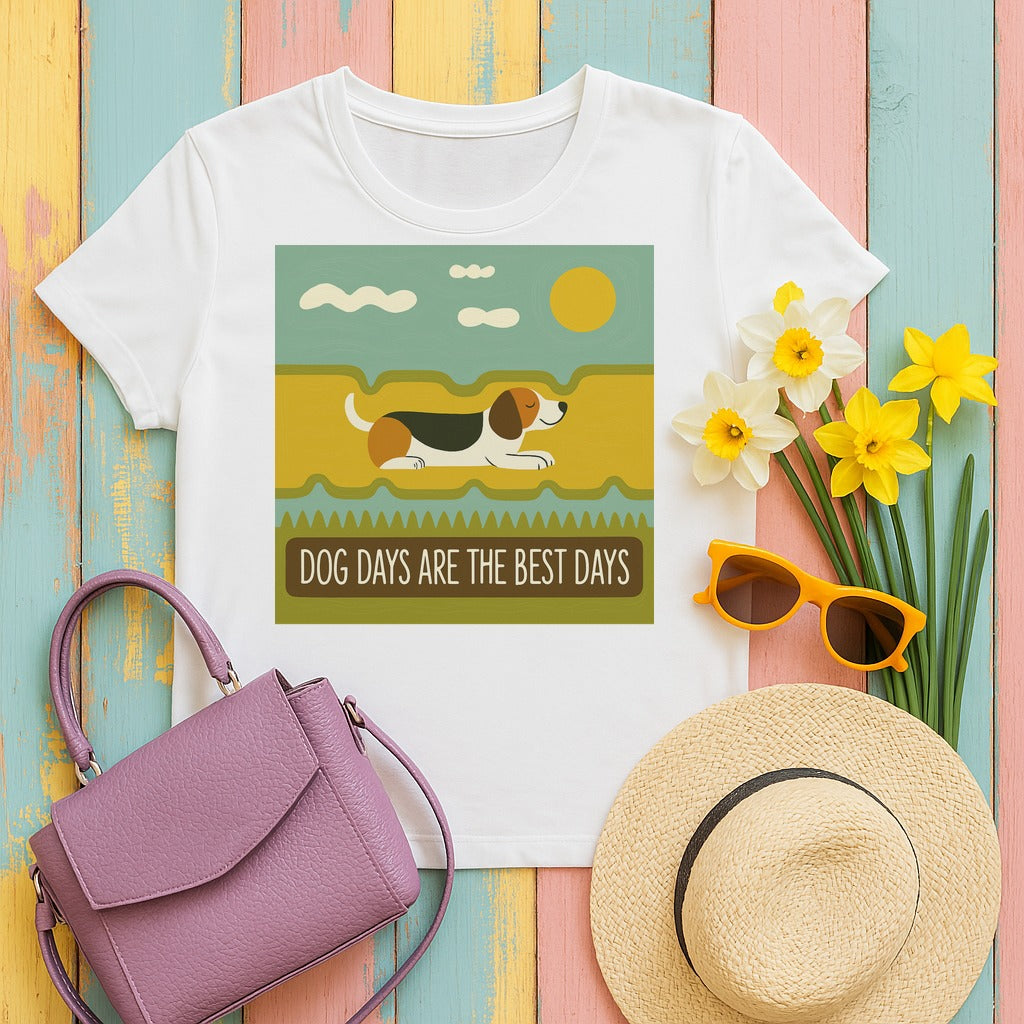 mig2 dog-days-relaxing-beagle tee flat lay hero v8
