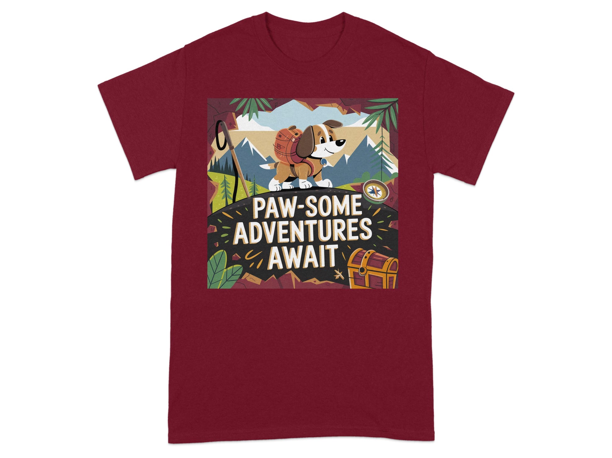 Paw some adventures await t-shirt product