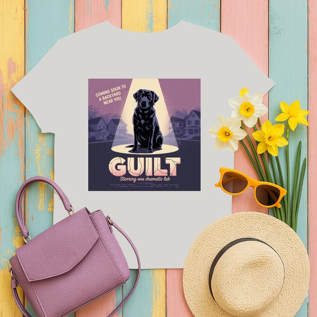 Guilt Starring Our Dramatic Lab Graphic T-shirt product