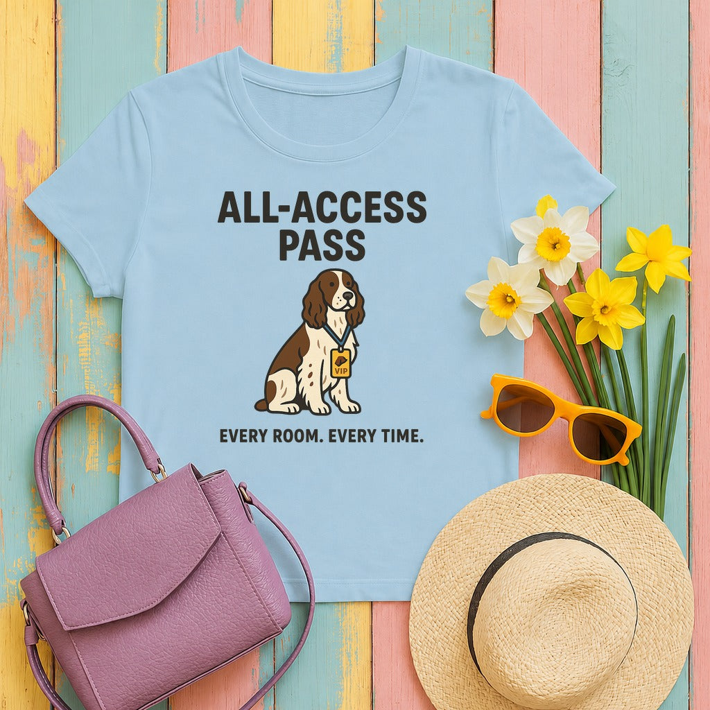 Springer All-Access Pass Tee in Light Blue