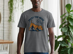 Grey t-shirt with a beagle sniffing the ground and text "TRUST THE NOSE."