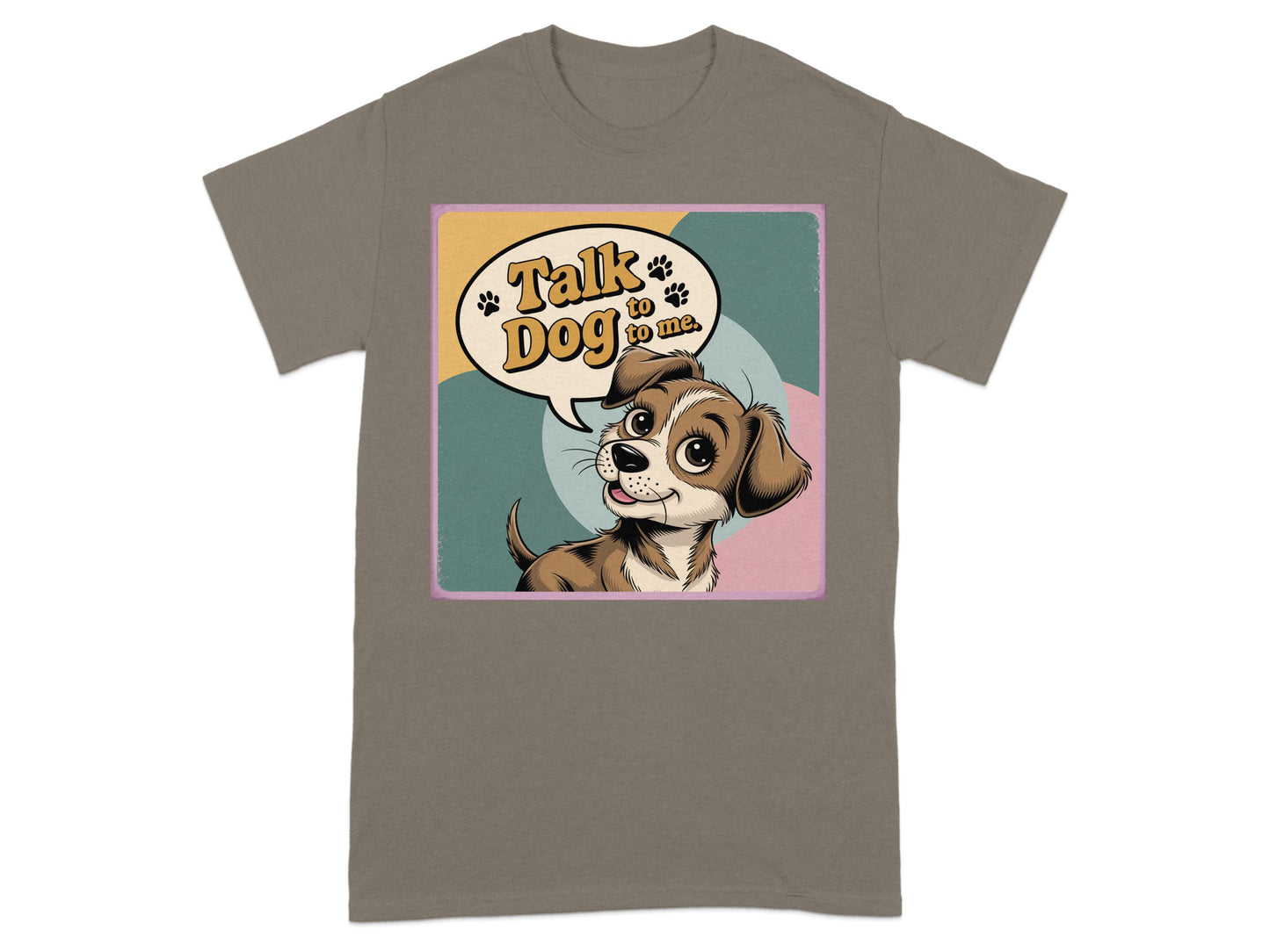 Talk Dog To Me Adorable Puppy Graphic T-Shirt product