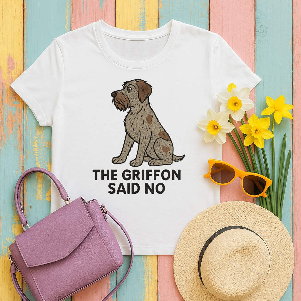 wpg the-griffon-said-no tee flat lay hero v8