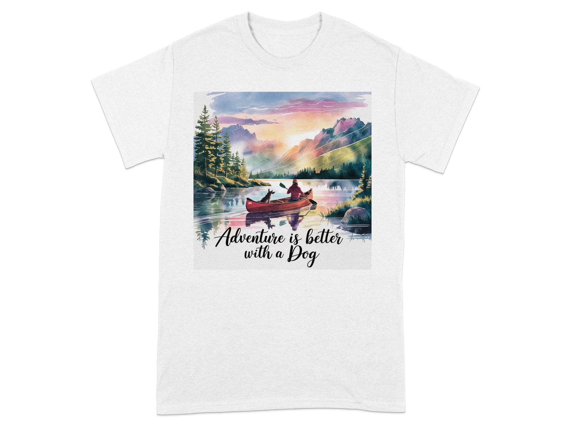 Adventure is better with a Dog T-shirt product type
