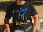 Lab Motto Eat EAT Repeat Graphic Tee Shirt