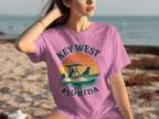 Key West Florida Fishing Boat Graphic T-Shirt product type