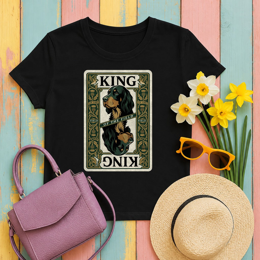 Heritage Field King Gordon Setter T-Shirt in Black