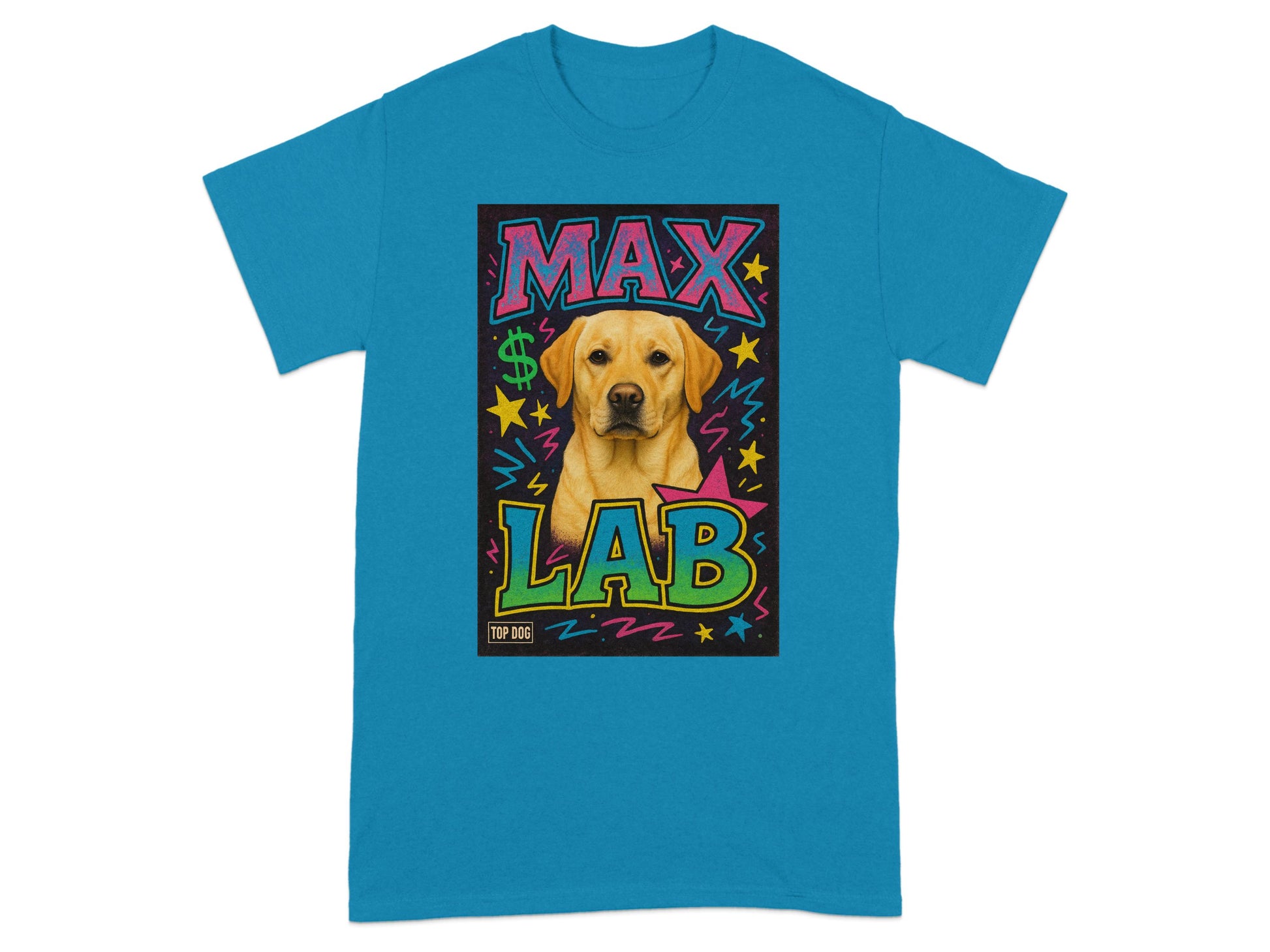 Max Lab Design Blue Graphic Tee Shirt product type