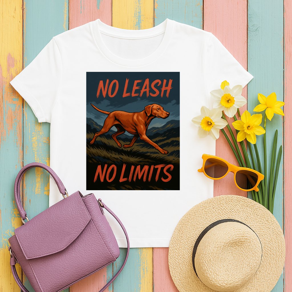 No Leash No Limits Graphic Dog T-shirt product type