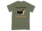 Tiny Supervisor Corgi T-Shirt