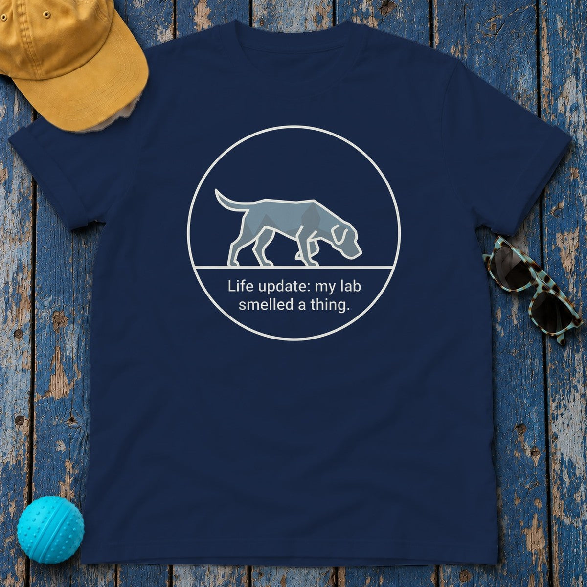 Life Update Lab Sniff T-Shirt in Navy