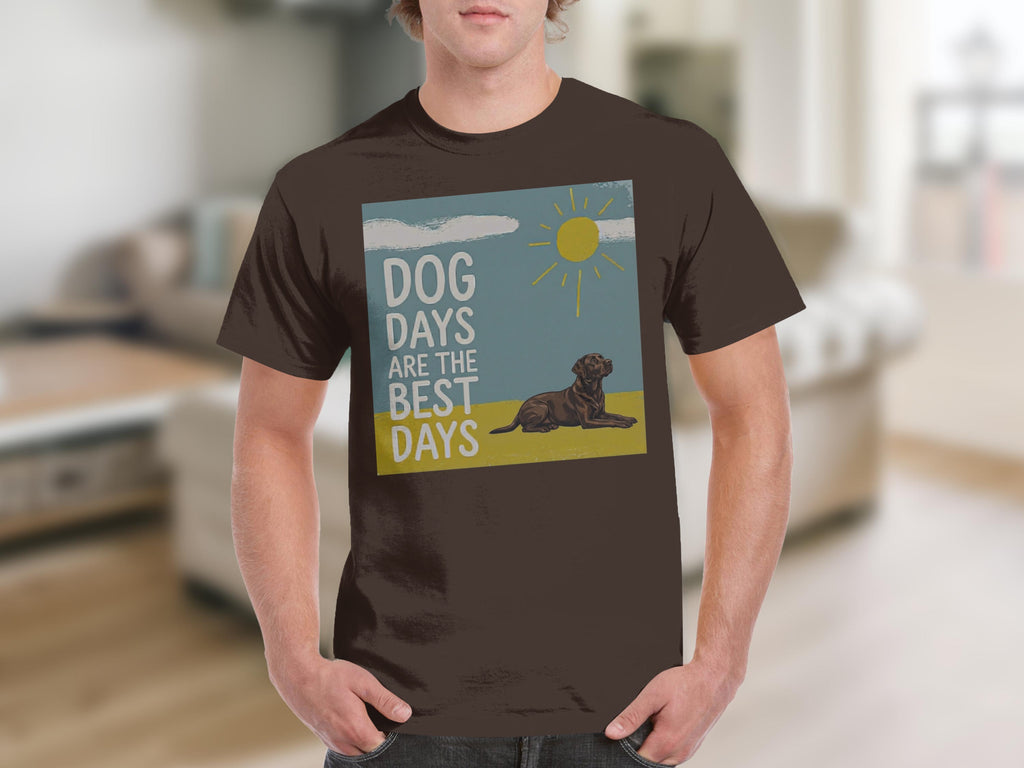 Dog Days Are The Best Days Sun and Dog T-Shirt