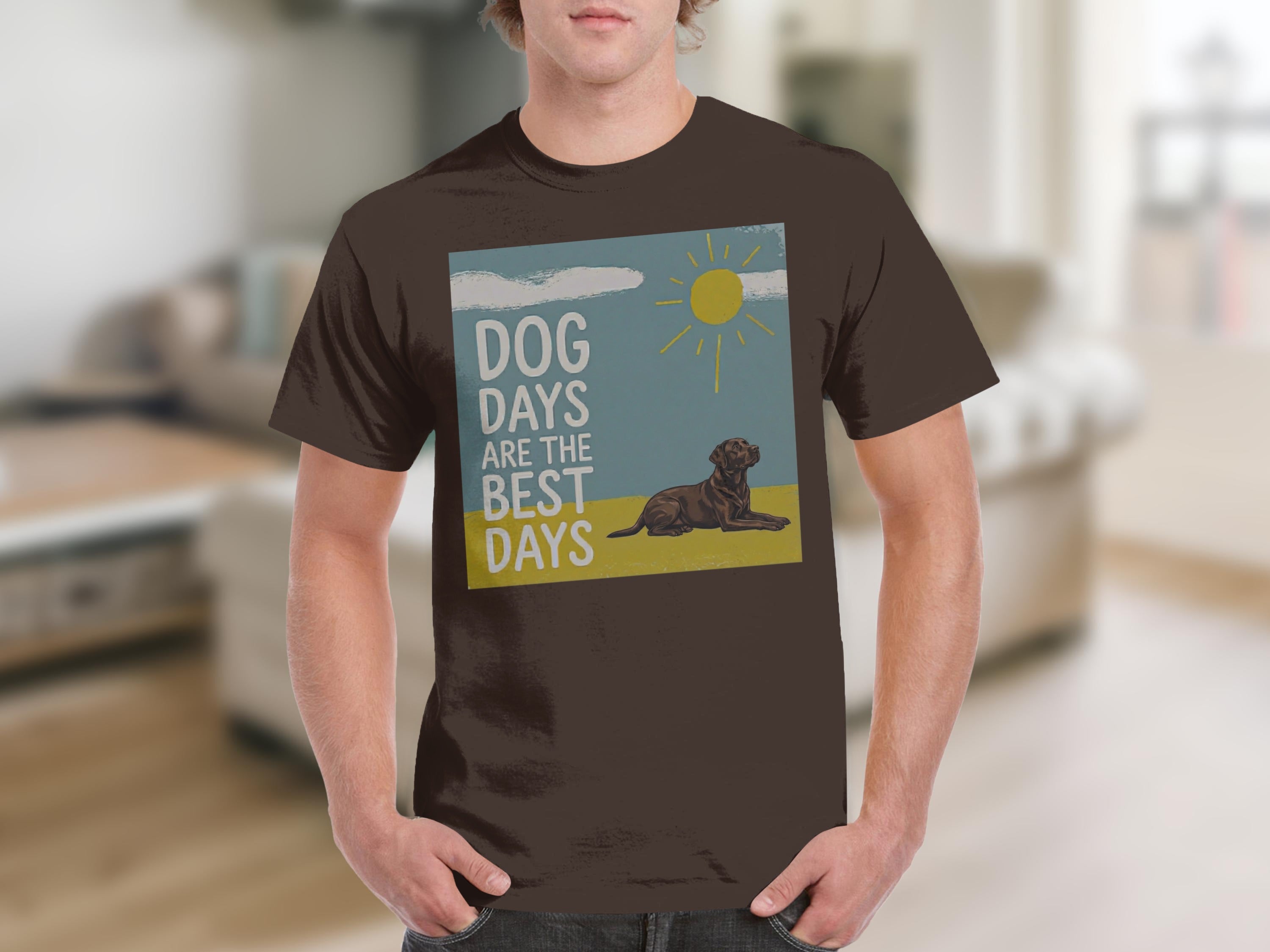 Dog Days Are The Best Days Sun and Dog T-Shirt
