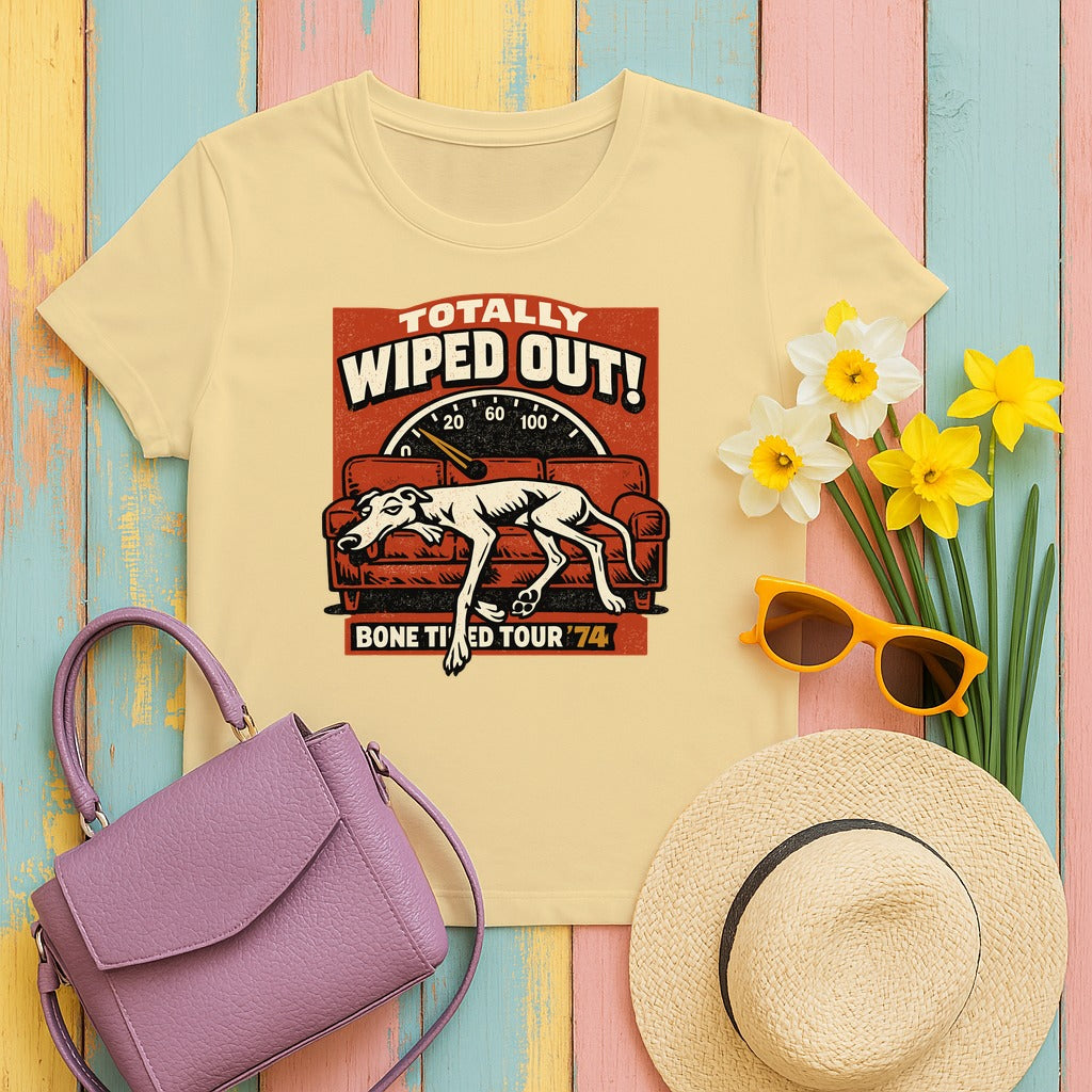 Bone Tired '74 Vintage Greyhound T-Shirt in Yellow Haze