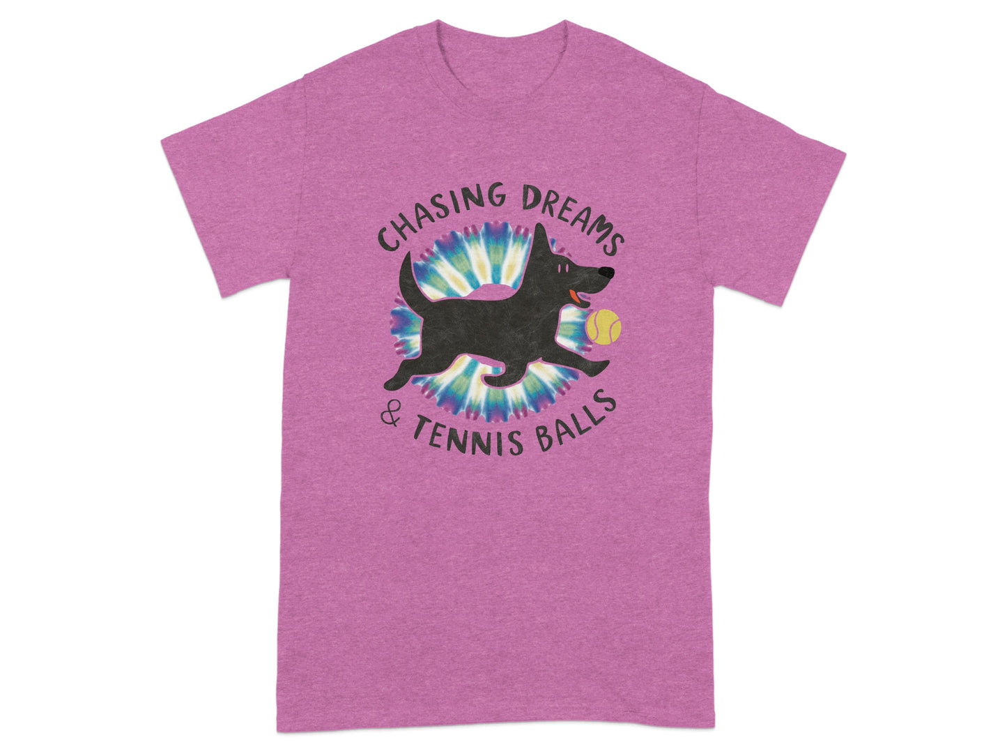 Chasing Dreams and Tennis Balls Graphic T-shirt product type