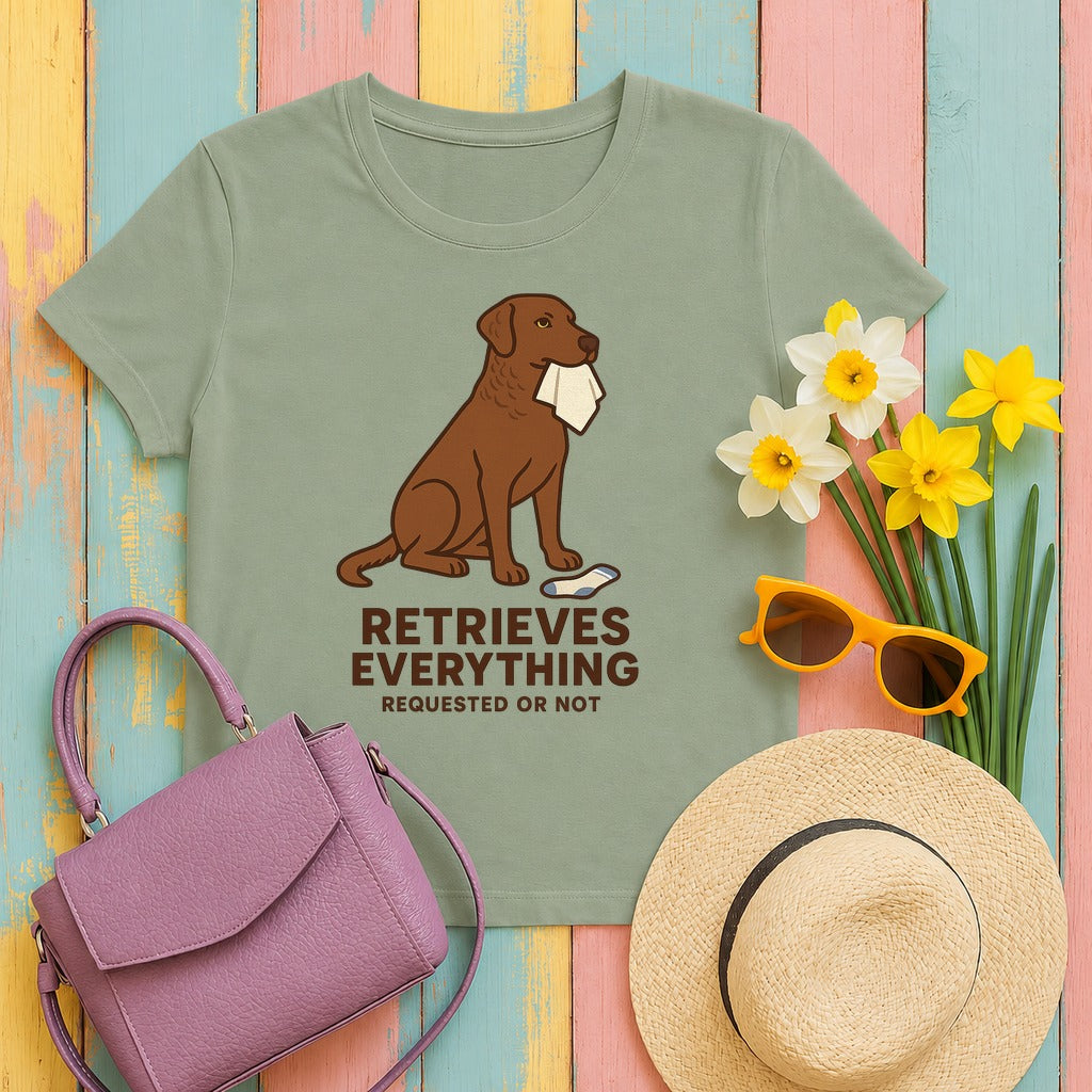 Chesapeake Retrieves Everything Tee in Sage
