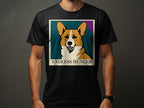 Black t-shirt with a graphic of a corgi and the text "ENDLESS HUNGER"