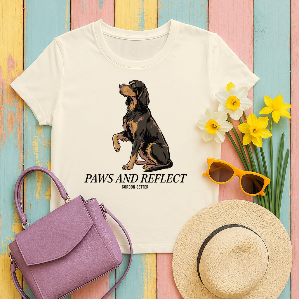 Paws & Reflect Gordon Setter T-Shirt in Natural