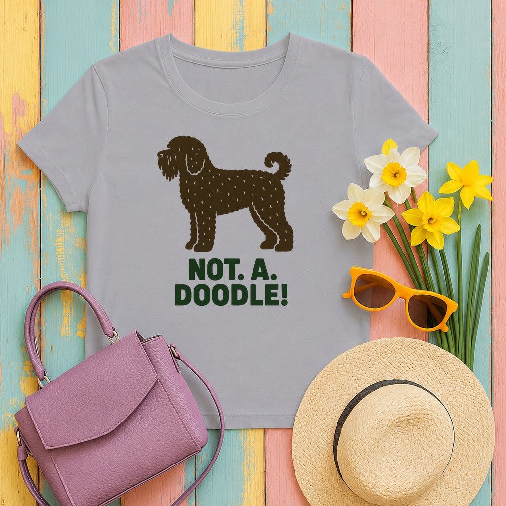 Barbet Not. A. Doodle! Tee in Athletic Heather