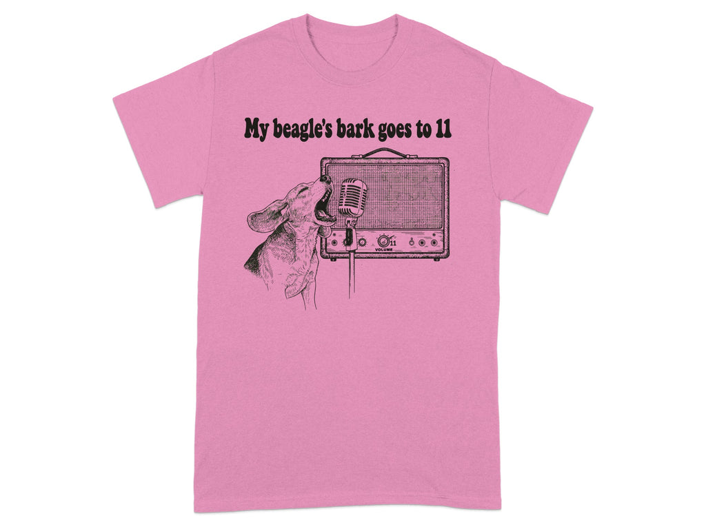 My beagle's bark goes to 11 T-shirt