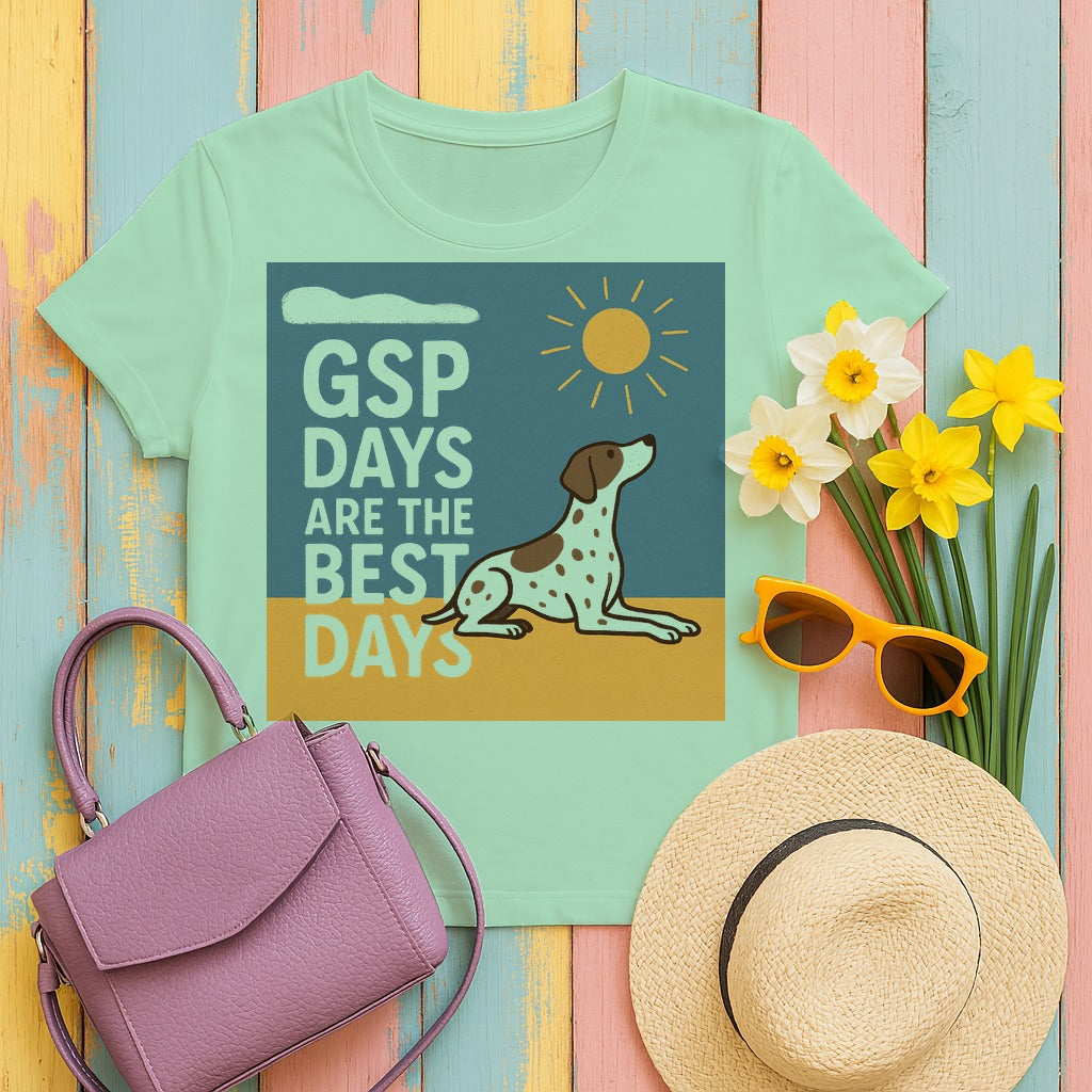 GSP Best Days Premium Graphic T-Shirt in Mint Green