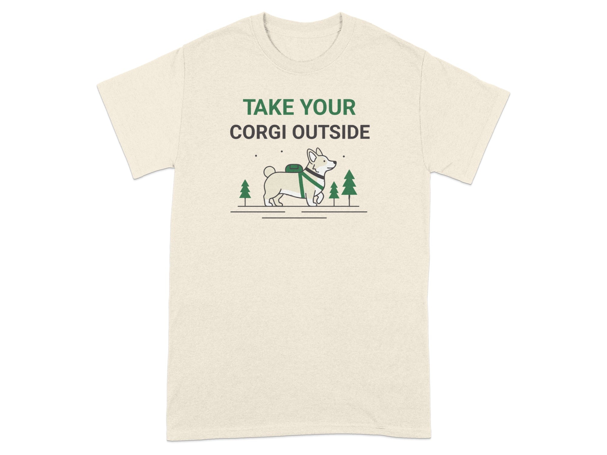 Take Your Corgi Outside Graphic T-Shirt