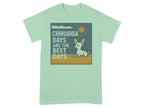 Light green t-shirt with a graphic: "Chihuahua Days Are The Best Days" and an illustration of a chihuahua.