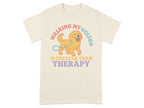 Walking My Golden Is Cheaper Than Therapy T-Shirt