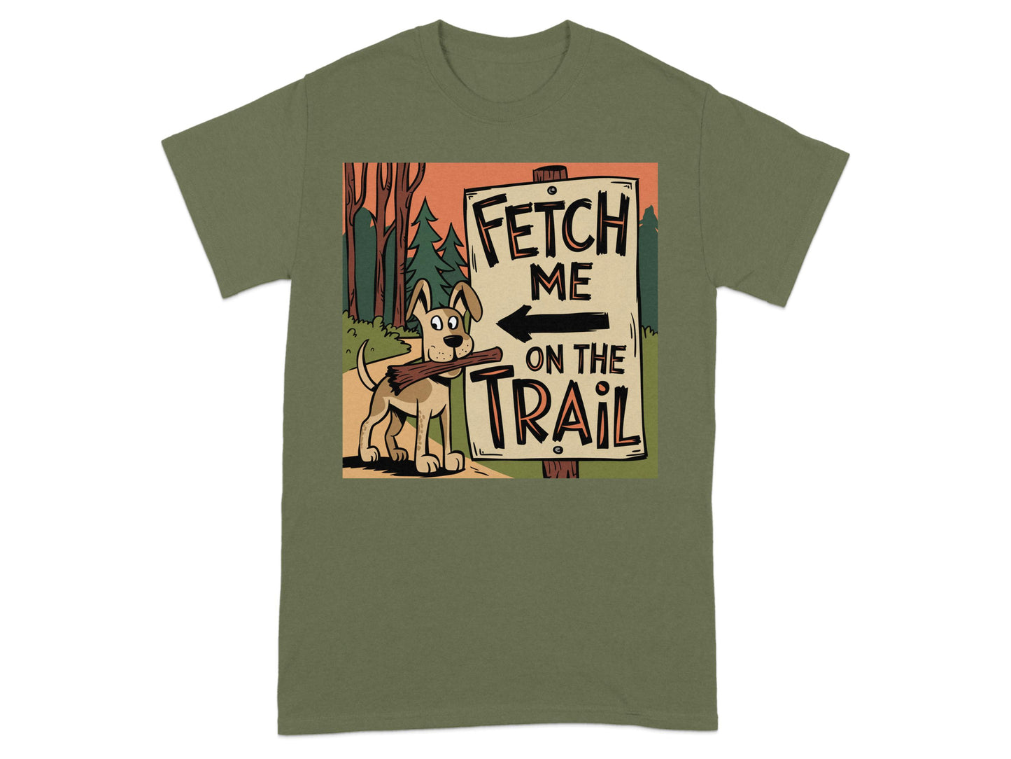 Fetch Me On The Trail Graphic Tee product type