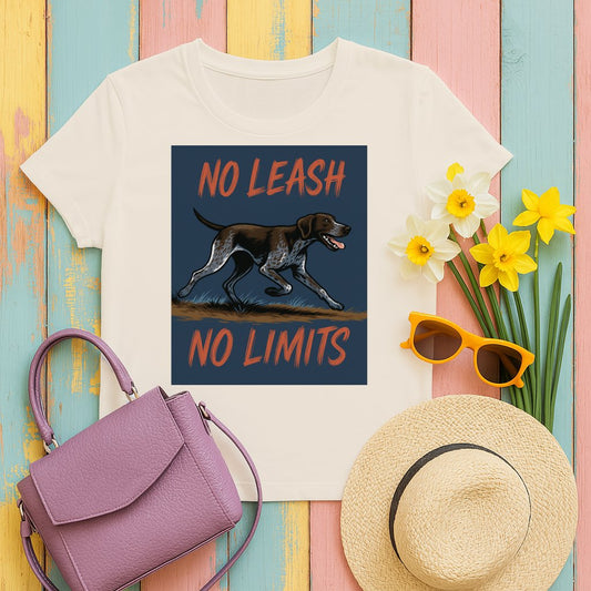 No Leash No Limits Dog Graphic T-Shirt product