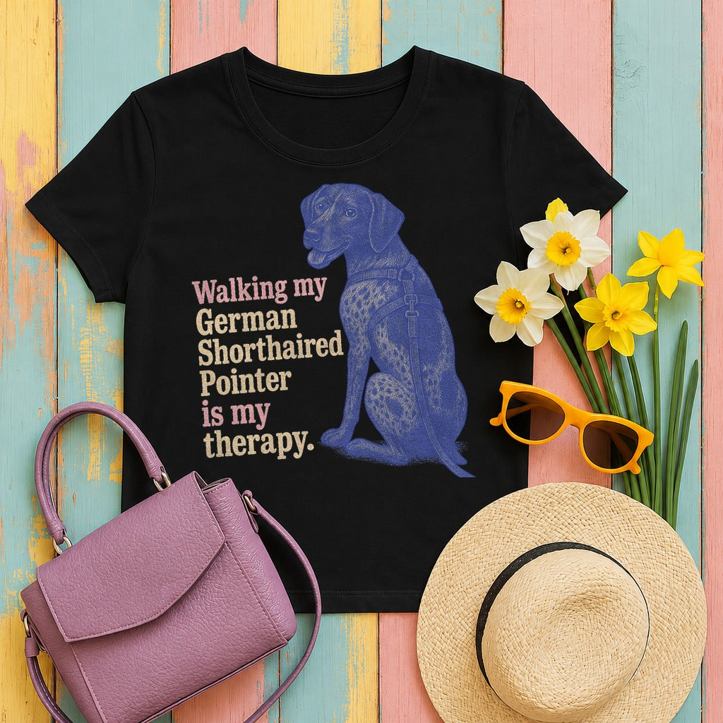 GSP Therapy Vintage Graphic T-Shirt in Black
