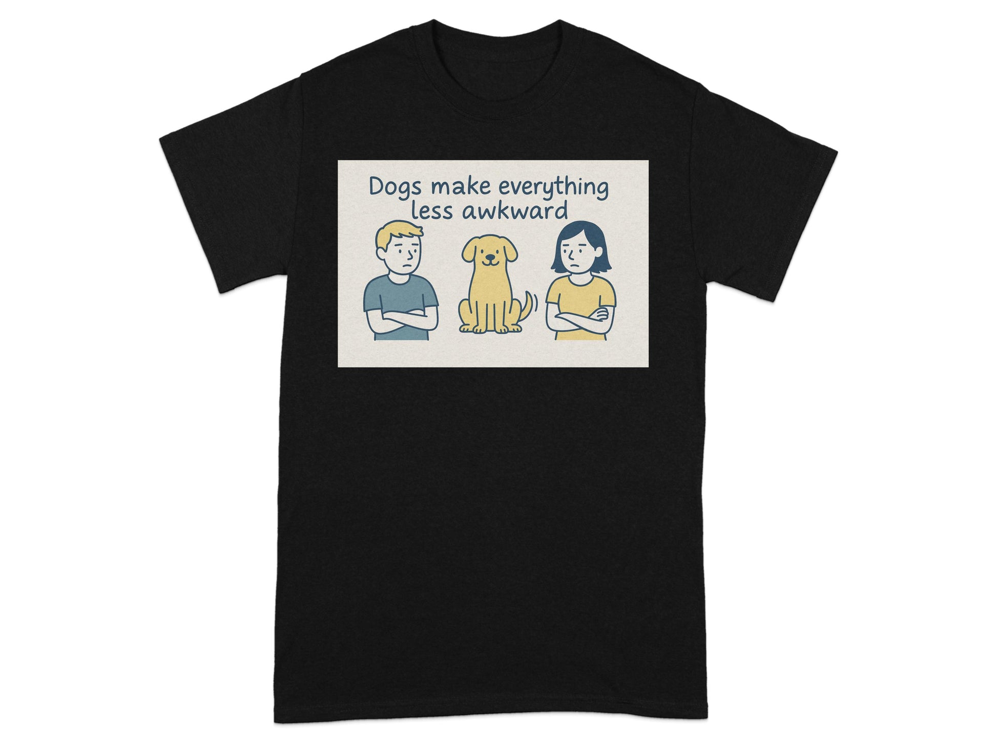 Dogs Make Everything Less Awkward T-shirt product type