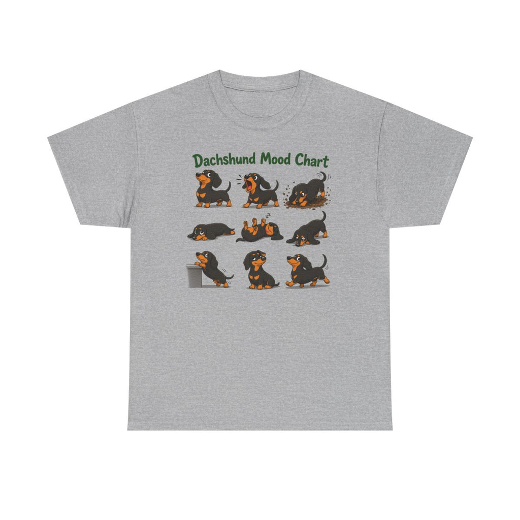 Dachshund Mood Chart T-Shirt